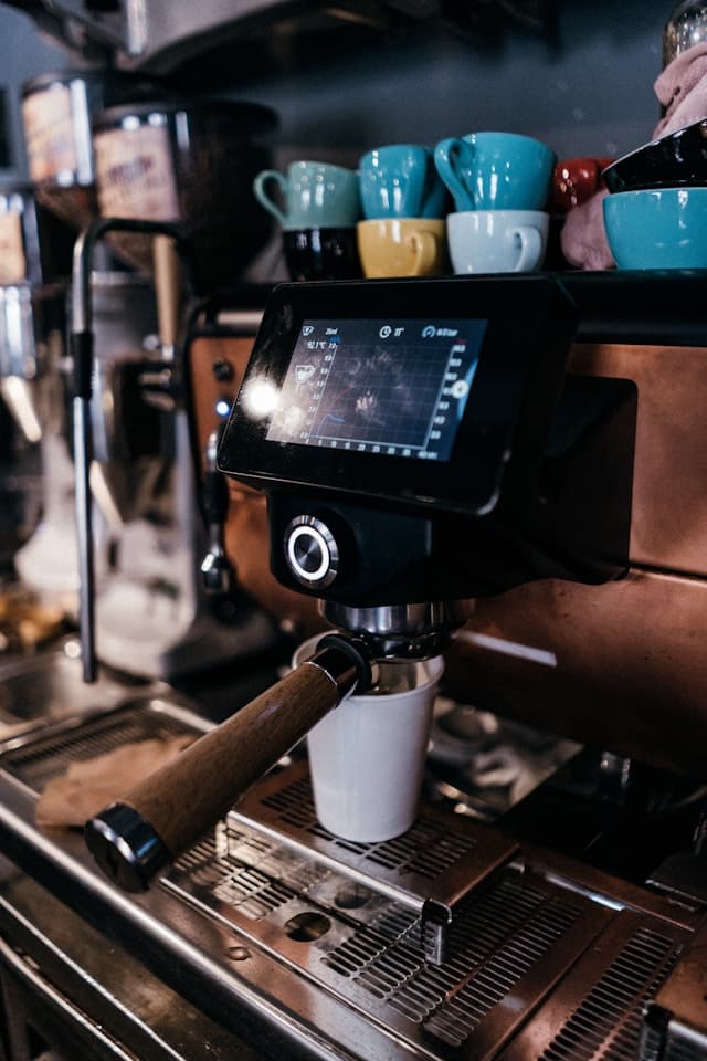 a busy coffee shop